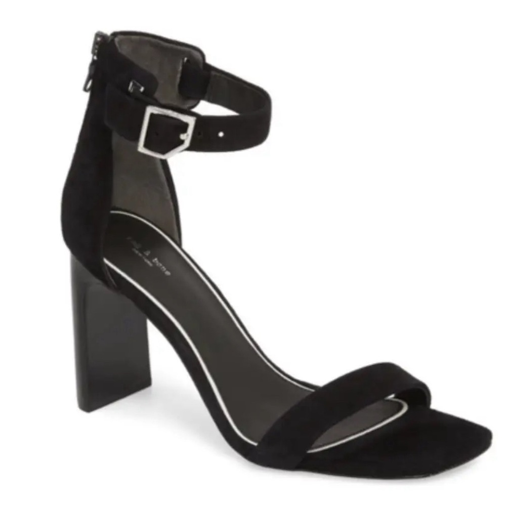 Rag & Bone Ellis Suede Block Heel Sandals